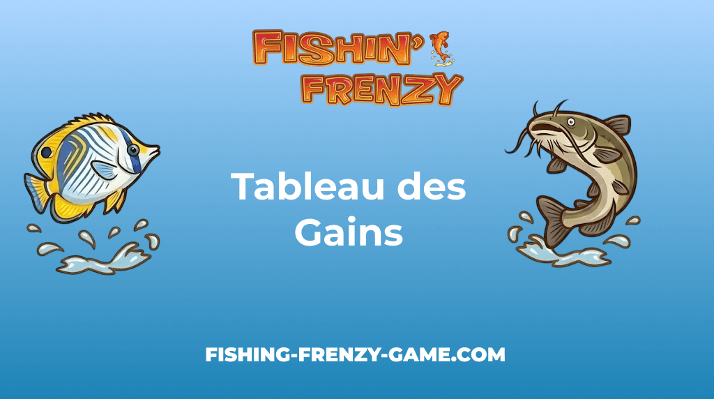 Fishin Frenzy Game Fr Tableau Des Gains