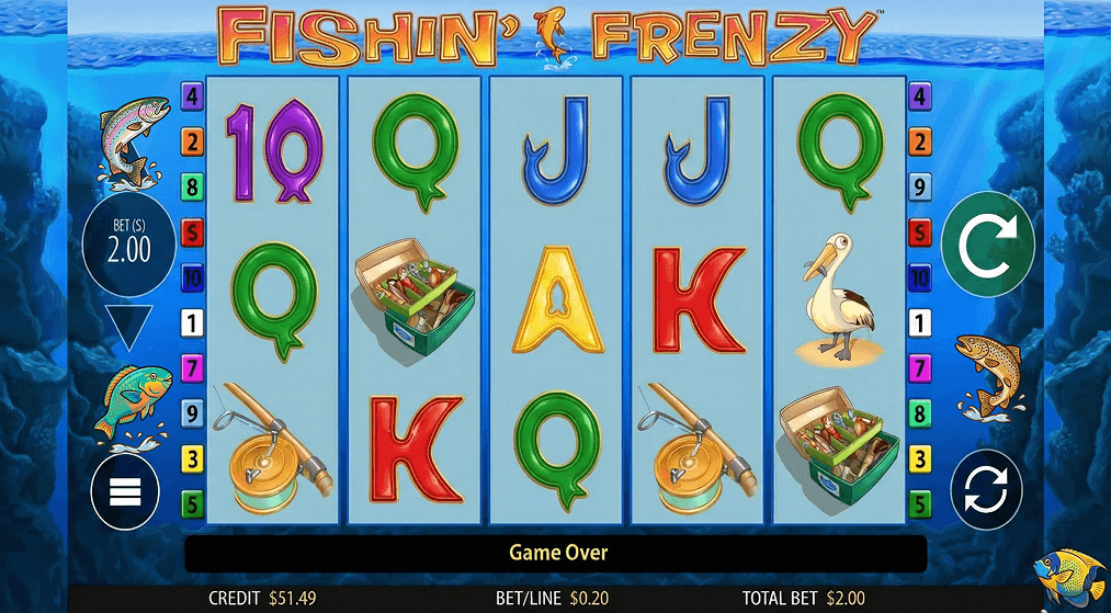 Fishin Frenzy Game