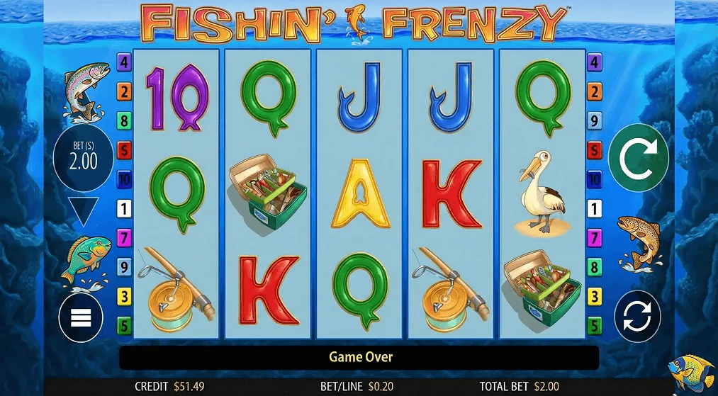 Fishin Frenzy Game